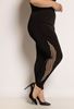 Picture of LEGGING WITH VERTICAL CHIFFON DETAIL